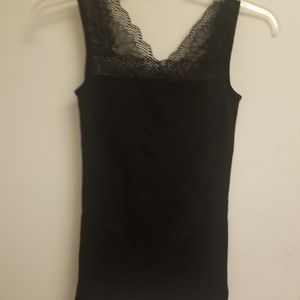 Brand New Black shapewear tank with lace